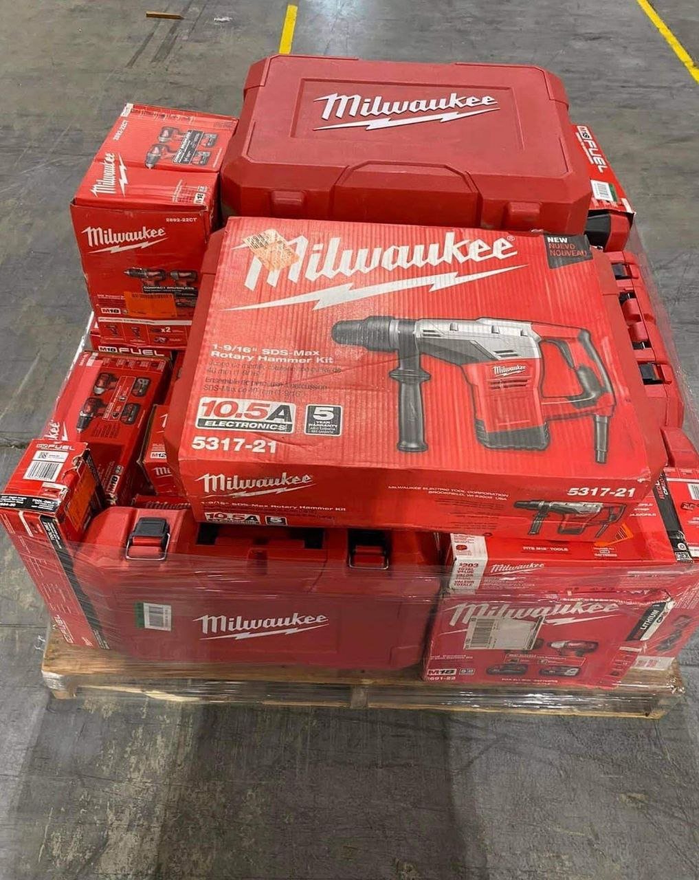 milwaukee tool pallets milwaukee tool pallets