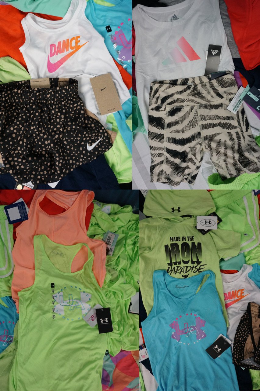 kids under armour nike adidas dsg activewear