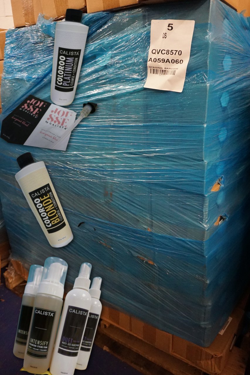 500+pc pallet of calista hair care overstocks